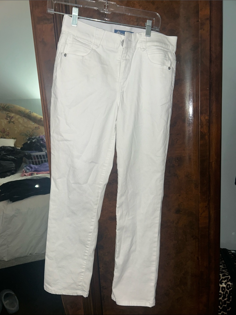 Democracy White Straight-Leg Women's Jeans